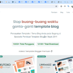 Tools template blogger